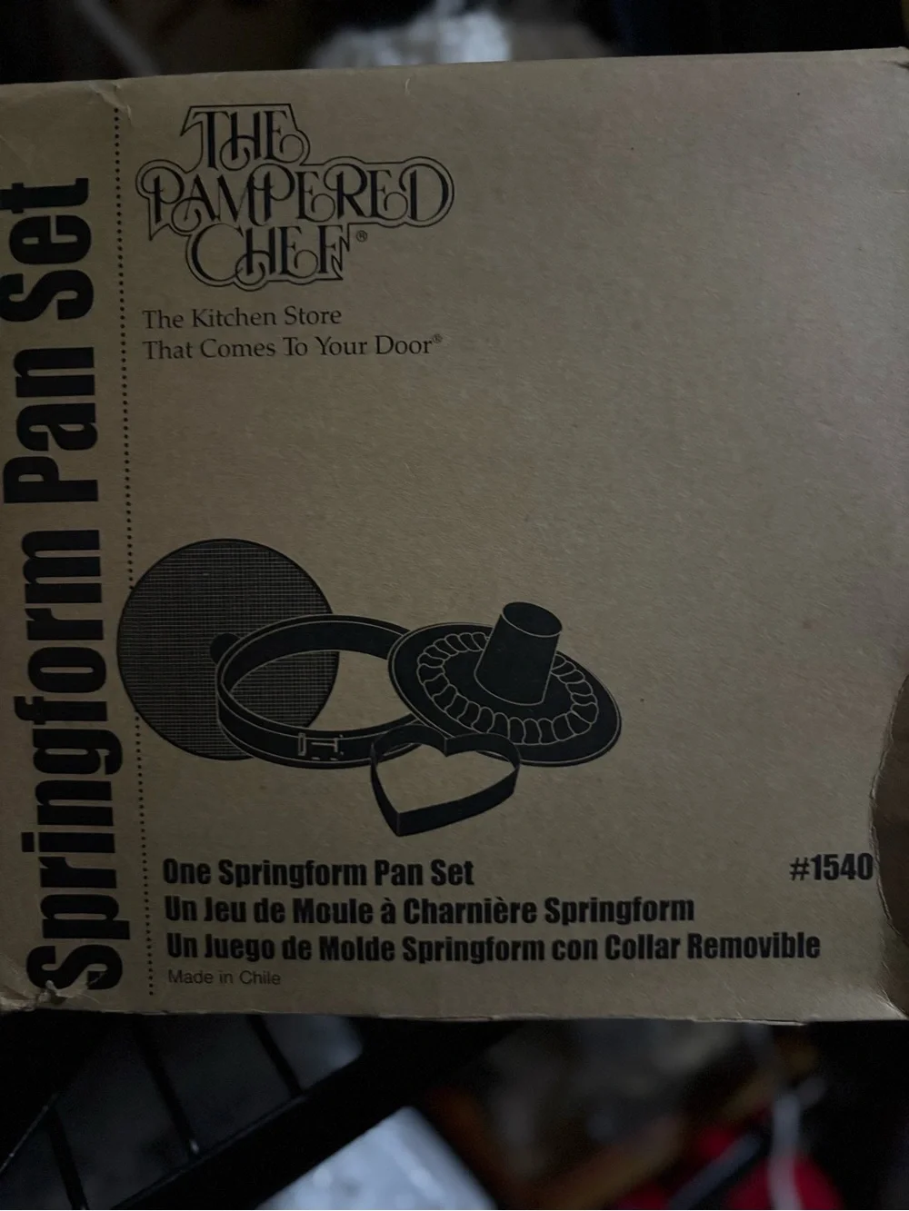 The Pampered Chef Springform Pan Set - Brown